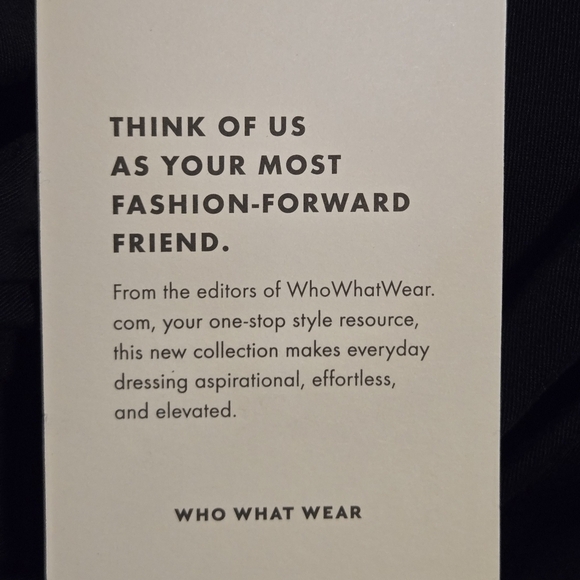 WHO WHAT WEAR Womens Black Button Up Collar Tie Belt Shirt Dress Size XS - Picture 11 of 13